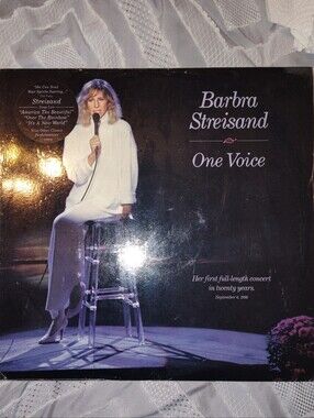 "SS" VINYL LP by BARBARA STREISAND "ONE VOICE" (1987) POP / COLUMBIA OC 40788